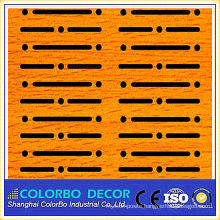 Slots Wooden Timber Decorative Wall Fireproof Acoustic Insulation Panel